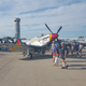 P-51 in honor of the Tuskegee Airmen - this one flew during the airshow